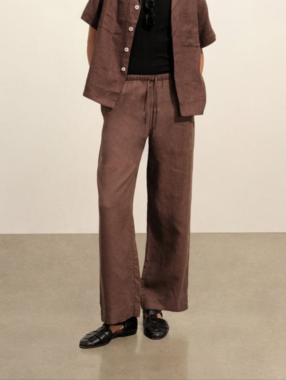 Buck Mason Crosshatch Linen Easy Pants